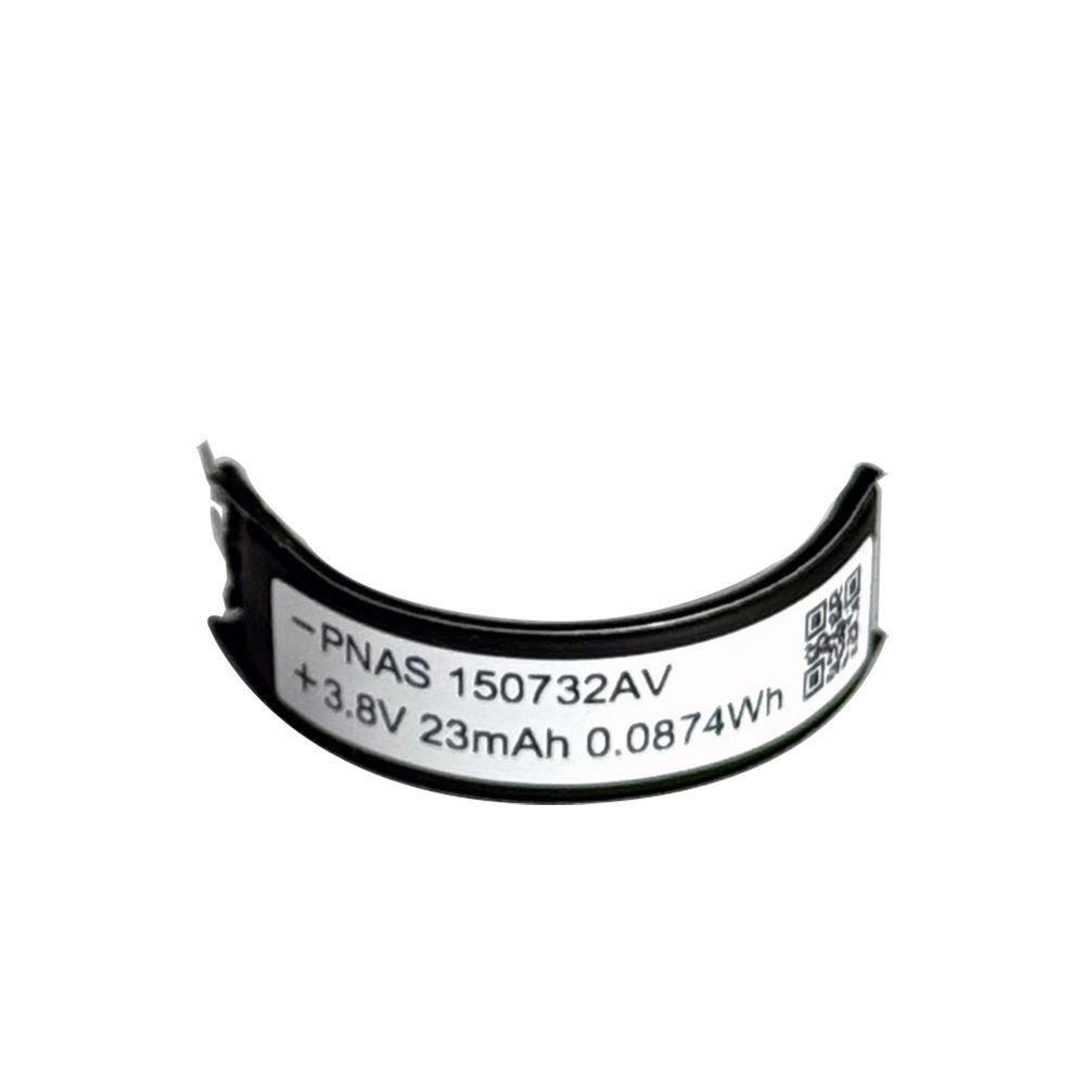150732 3.8V 23mAh Smart Finger Ring Battery 1.5mm Ultra-Thin Flexible Curved Pouch Lithium Ion Arc Battery Cell Spot Inventory