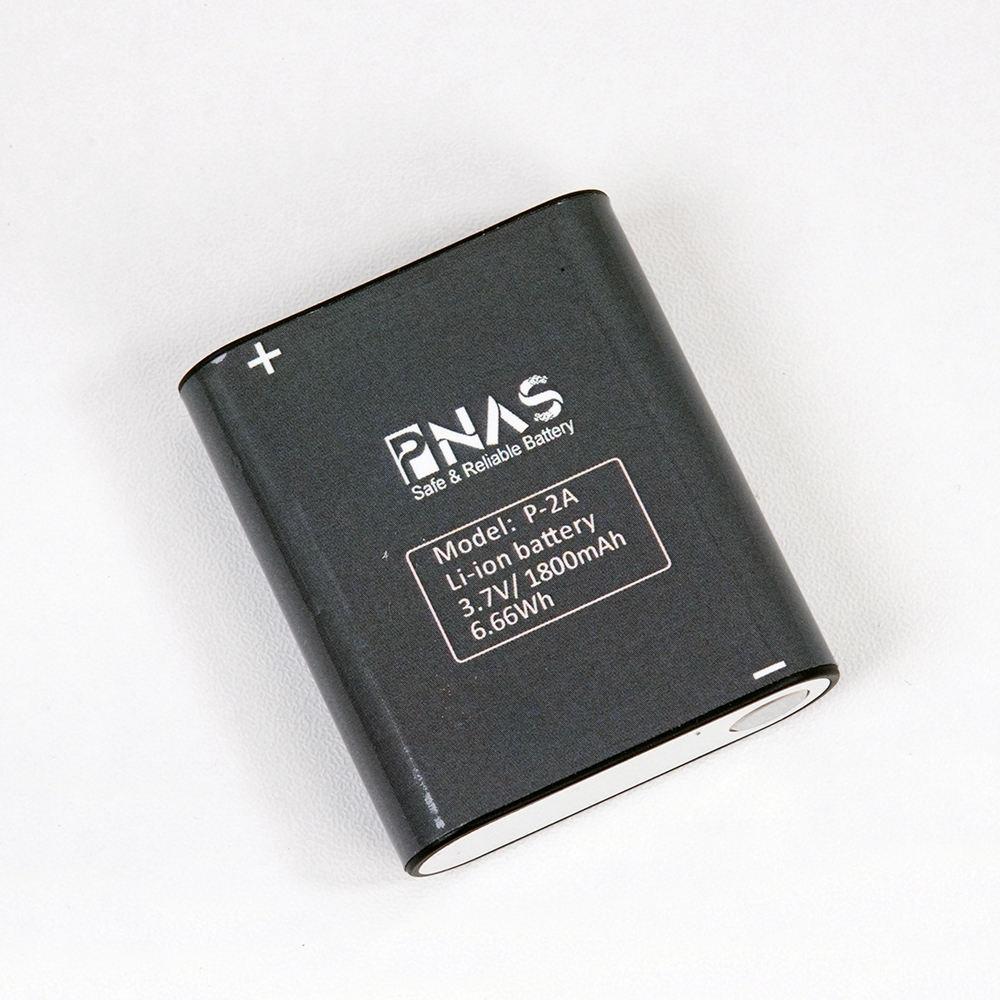 PNAS P-2A 3.7V 1800mah Polymer Lithium Battery with Charging Port Replacement for AA Lithium Pouch Ion Lithium Battery