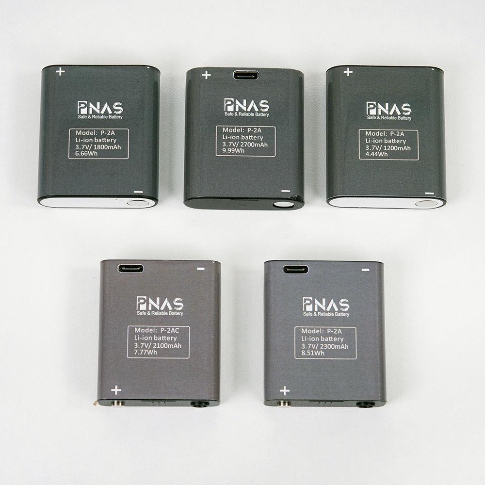 PNAS P-2A 3.7V 1800mah Polymer Lithium Battery with Charging Port Replacement for AA Lithium Pouch Ion Lithium Battery