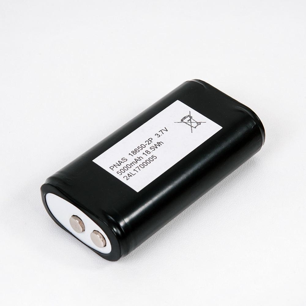 3.7V 5000mAh 18650 1S2P Cylindrical Lithium Ion Battery Pack for Bluetooth Sound Boxes