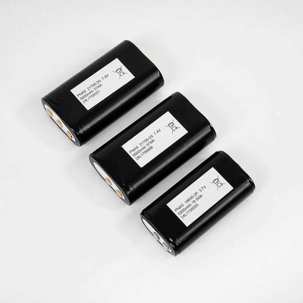 3.7V 5000mAh 18650 1S2P Cylindrical Lithium Ion Battery Pack for Bluetooth Sound Boxes