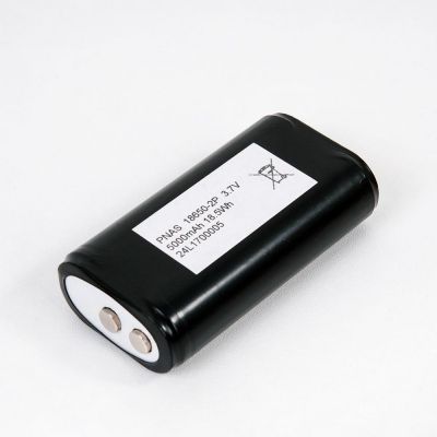 3.7V 5000mAh 18650 1S2P Cylindrical Lithium Ion Battery Pack for Bluetooth Sound Boxes